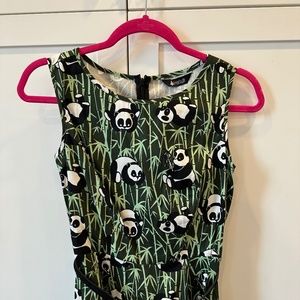 Lady V London panda print  dress UK size 10